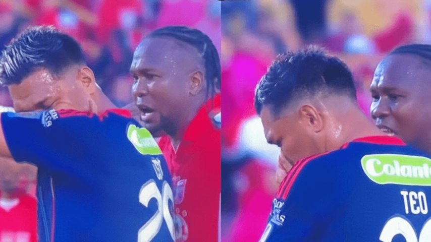 El gesto de Teo a Rodallega que se volvió viral