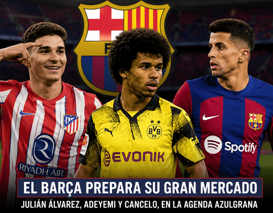 El Barcelona prepara un mercado millonario: Julián Álvarez, Adeyemi y Cancelo lideran los objetivos
