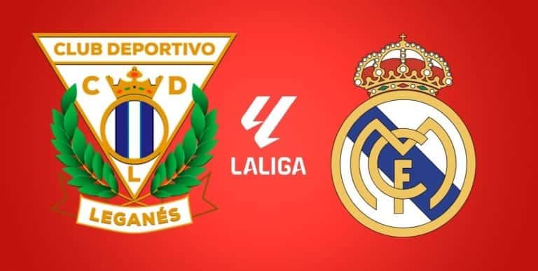 Jugadores del Real Madrid y Leganés durante una sesión conjunta de entrenamiento en el estadio Alfredo Di Stéfano de Valdebebas.