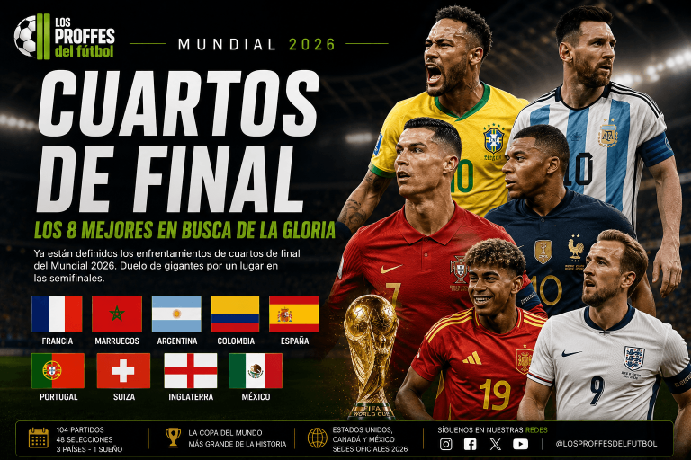 El Mundial 2026 entra en su etapa más apasionante: ocho selecciones luchan por un lugar en los cuartos de final