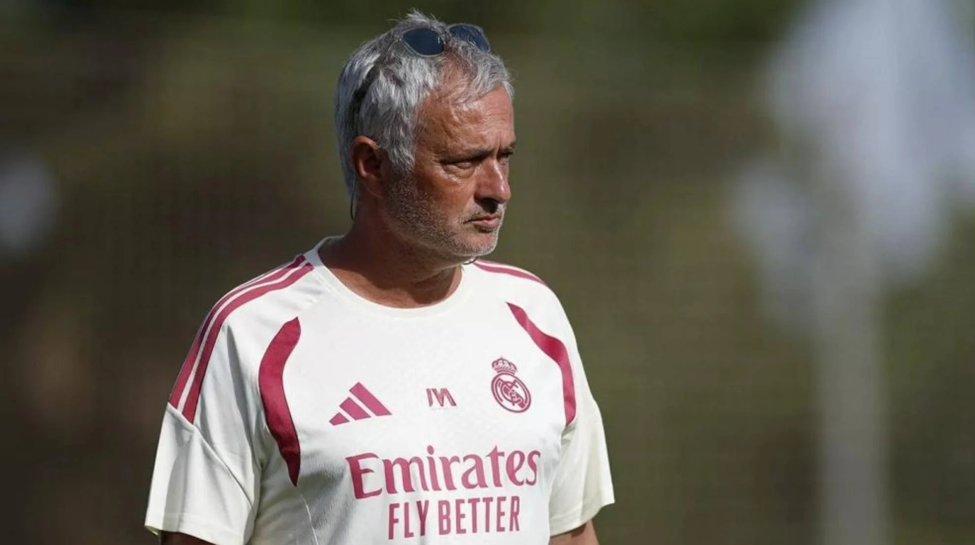 José Mourinho durante un entrenamiento del Real Madrid en la pretemporada 2026.