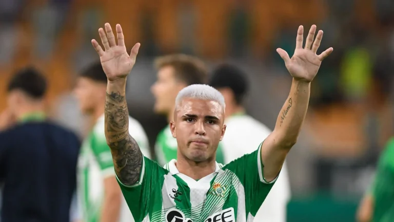 Pablo García con el Real Betis