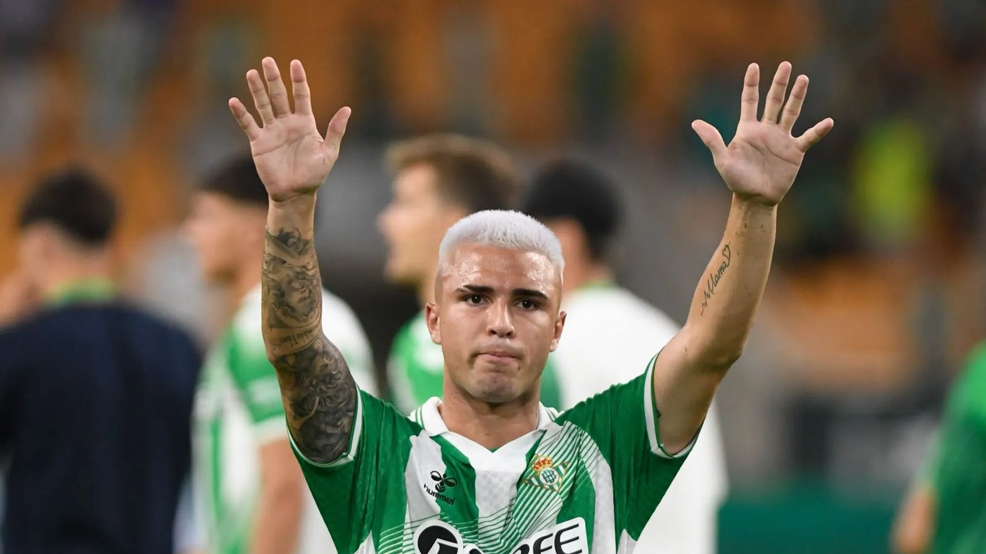 Pablo García con el Real Betis
