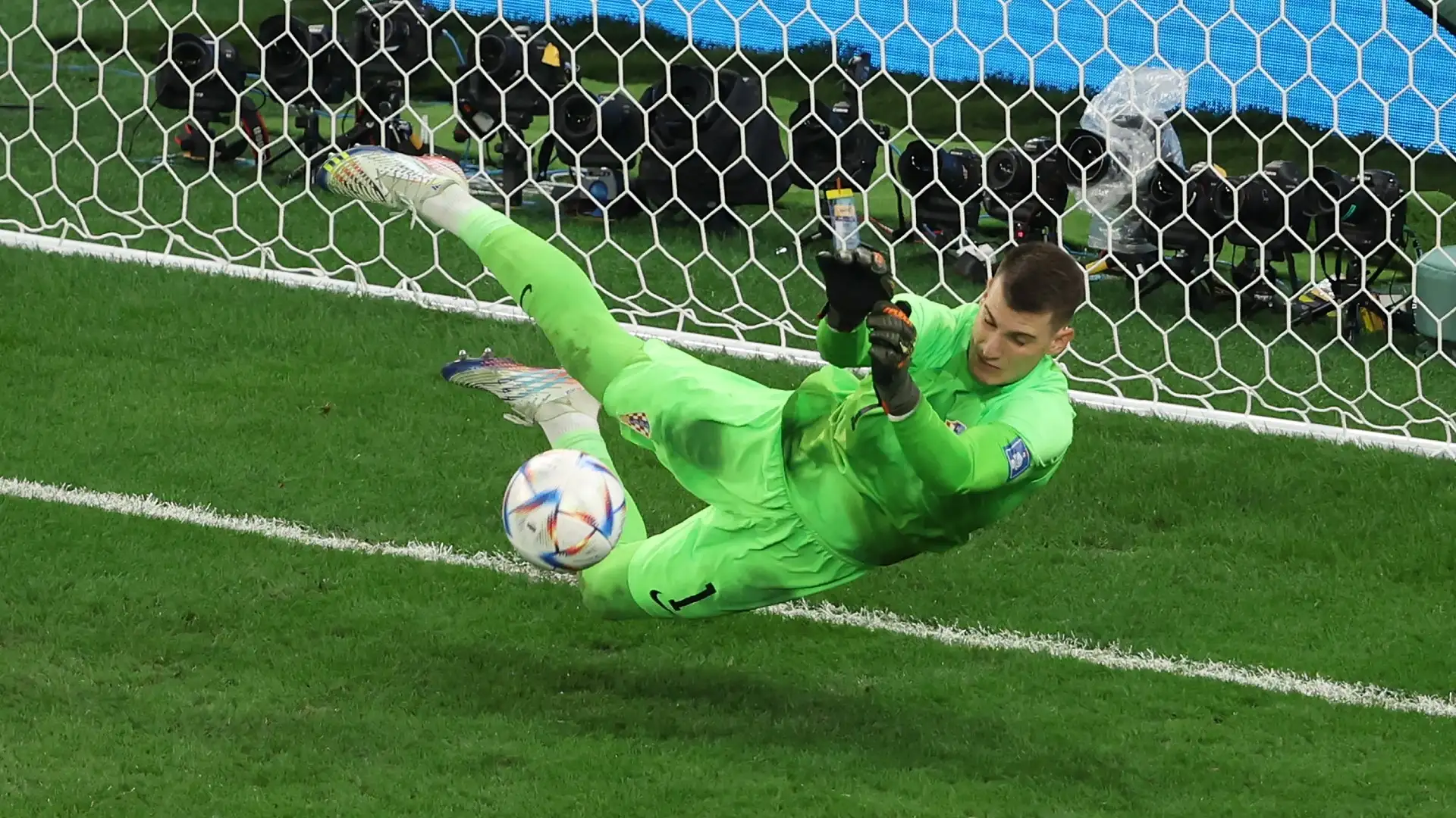 El portero croata Dominik Livakovic.