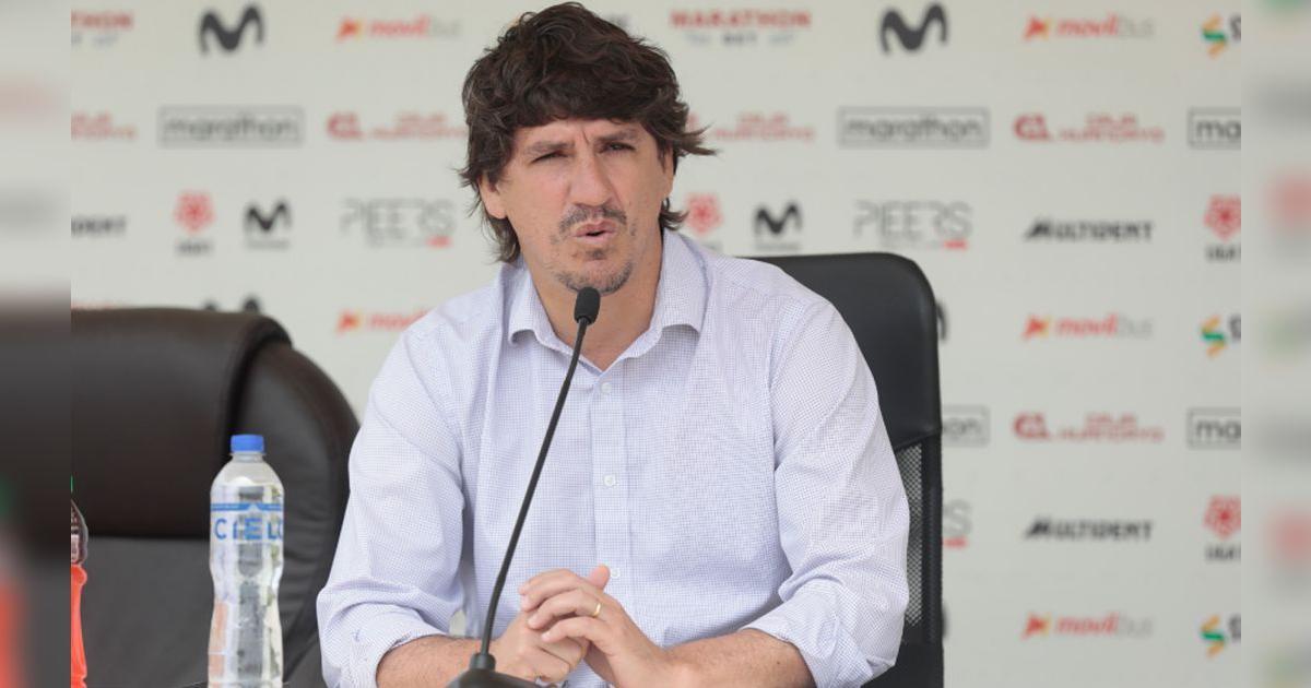 Jean Ferrari durante su etapa en Universitario de Deportes