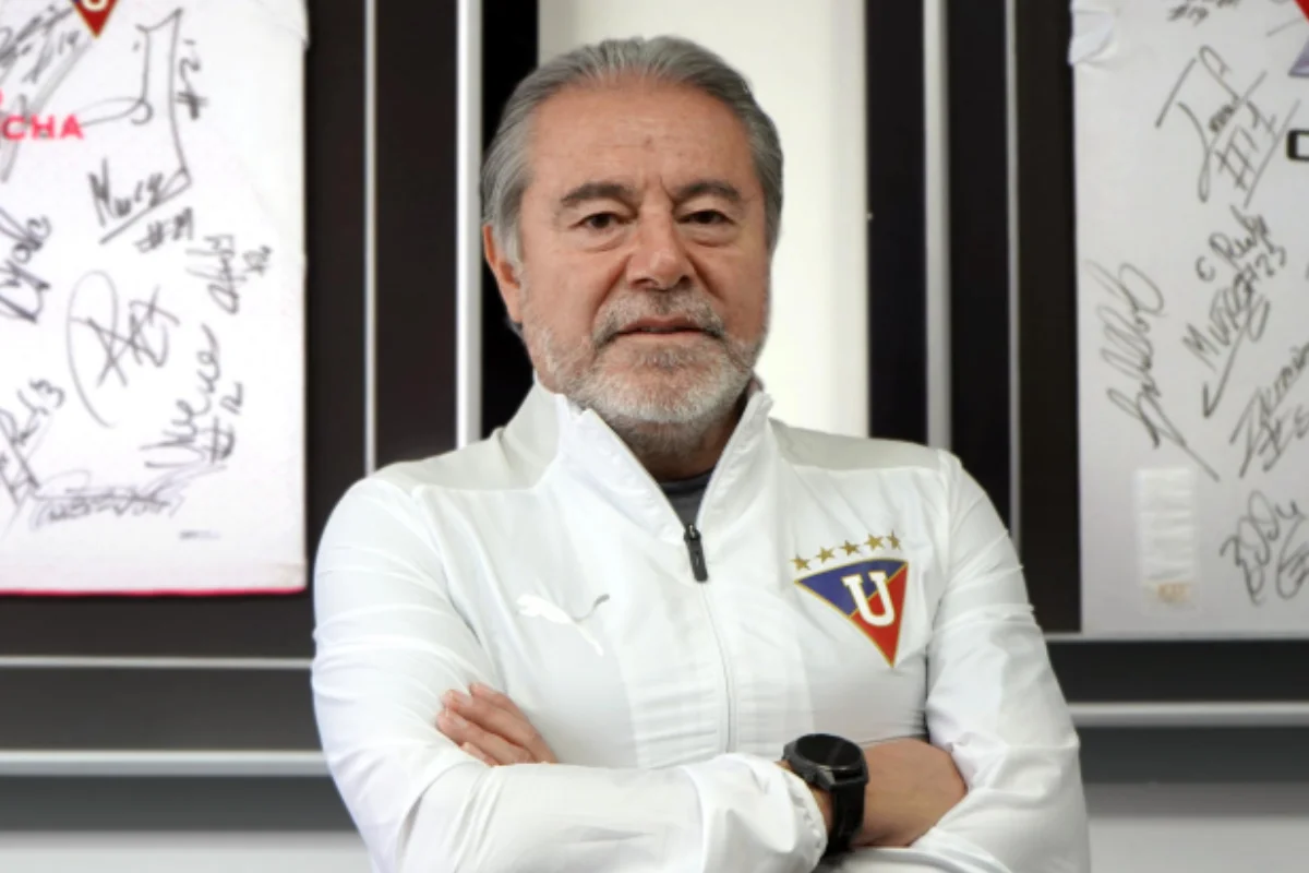 Isaac Álvarez, presidente de LDU
