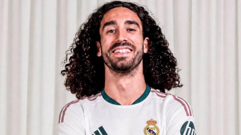 Marc Cucurella con el Real Madrid