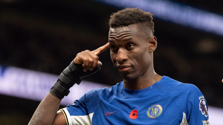 Nico Jackson, delantero del Chelsea