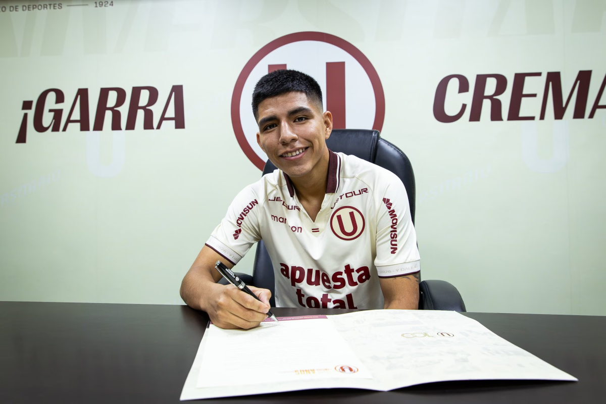 Piero Quispe, uno de los últimos fichajes del equipo