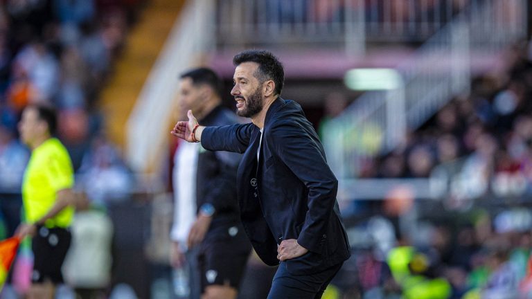 Carlos Corberán, entrenador del Valencia