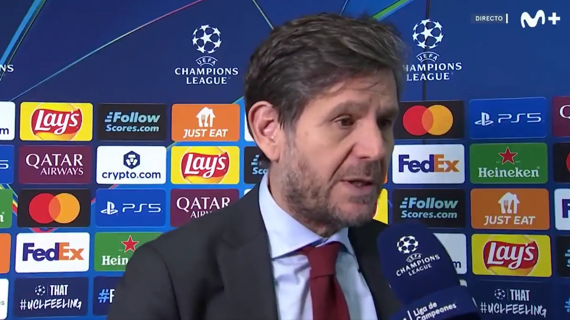 Mateu Alemany en una entrevista de Champions.