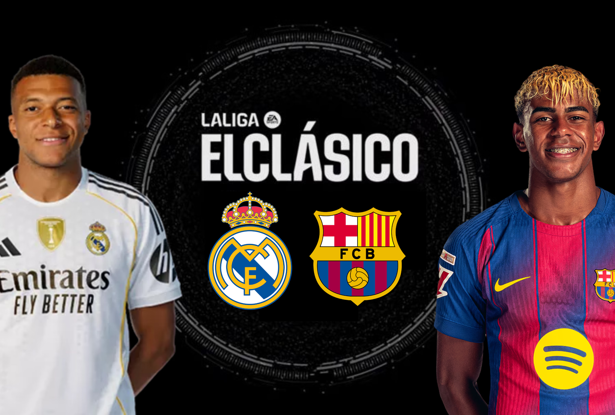 Clásico entre Barcelona y Real Madrid del 25 de octubre