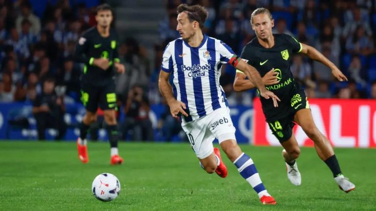 Real Sociedad y Atlético de Madrid en Anoeta