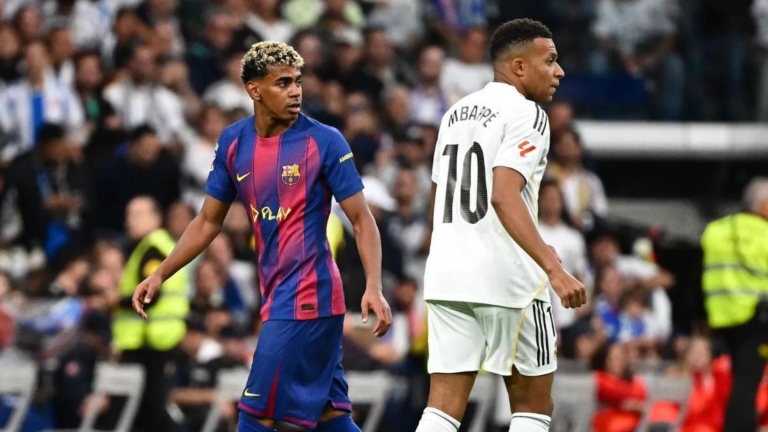 Lamine Yamal y Mbappé