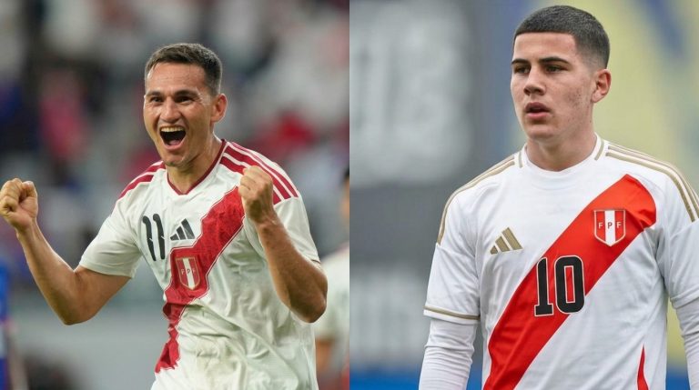 Jairo Vélez y Felipe Chávez, jugadores de la Selección Peruana
