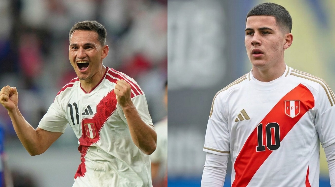 Jairo Vélez y Felipe Chávez, jugadores de la Selección Peruana