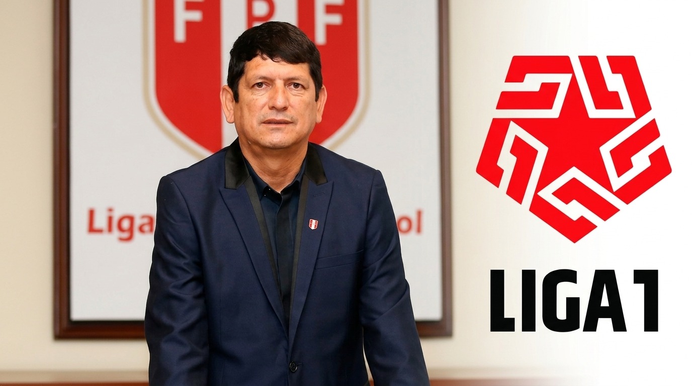 Agustín Lozano, presidente de la FPF, anuncia los cambios de la Liga 1 2027