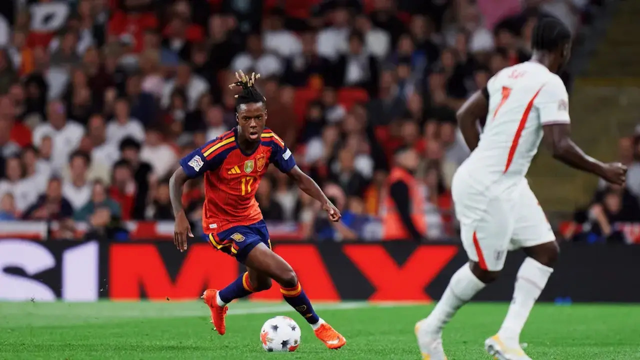 Nico Williams con la Selección Española