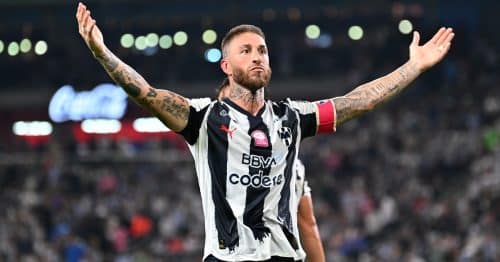 Sergio Ramos, con los Rayados de Monterrey