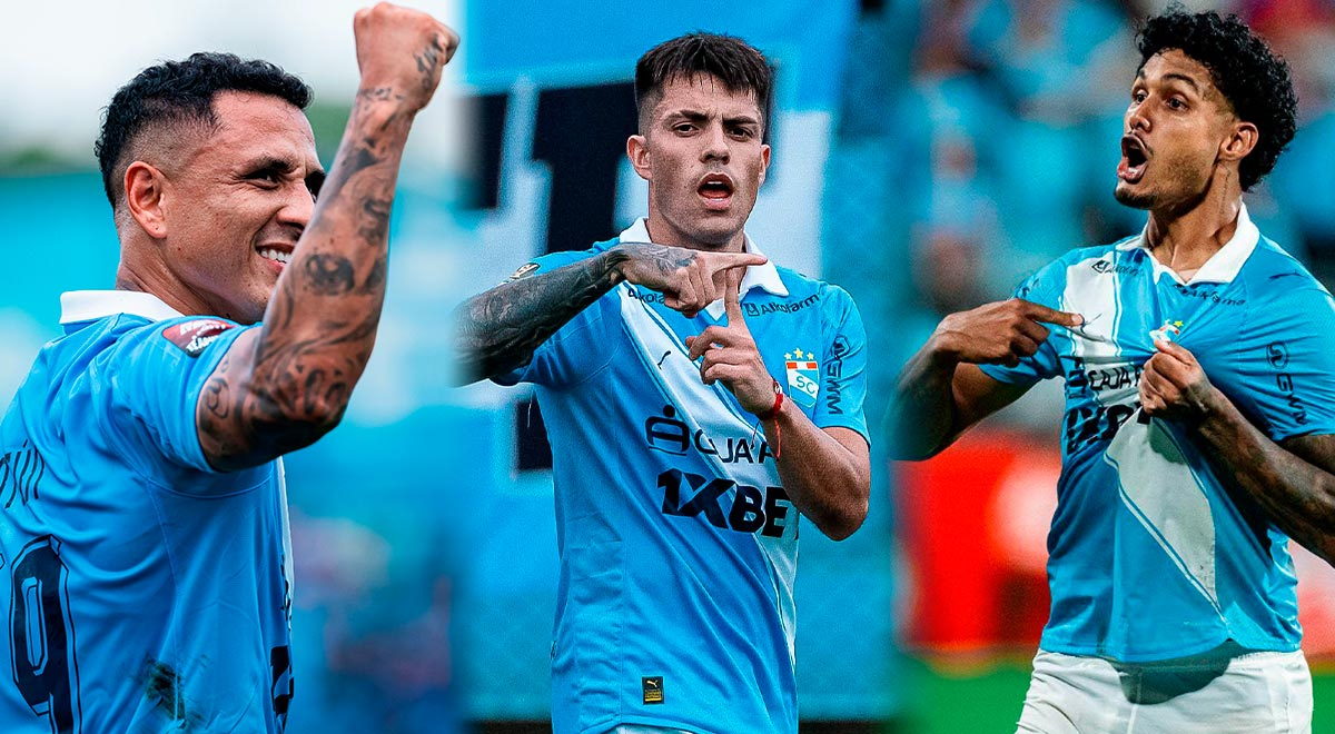 Yoshimar Yotún, Santiago González y Cristiano Da Silva, jugadores de Sporting Cristal en riesgo de suspensión por amarillas